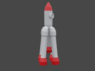 Rocket 3D model purchase