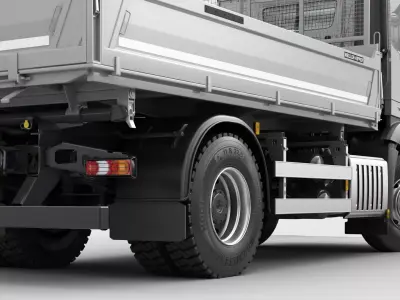 Mercedes Arocs 4X2 Dump Truck 3D model