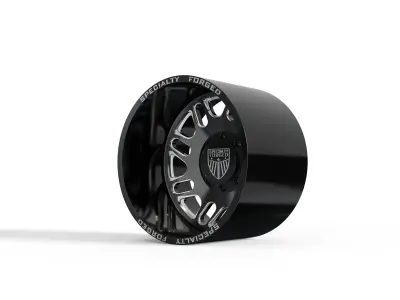 REAR SPECIALITY FORGED D027 WHEEL 3D MODEL 3D model