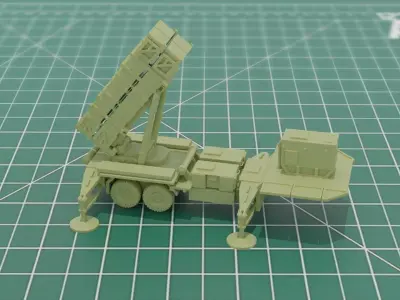 MIM-104 Patriot SAM Launcher 3D STL 3D print model
