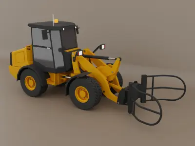 AG Handler - Heavy Vehicle Low-poly 3D model