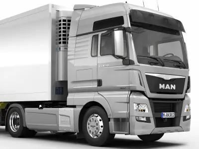 TRUCK XLX 4X2 Semi Truck 3D model
