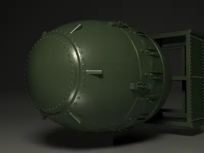 Nuclear bomb for 3Dprint 3D print model