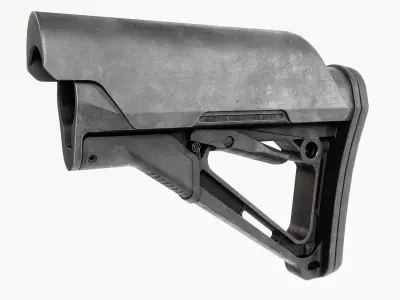 Magpul CTR AR15 Collapsible Buttstock Low-poly 3D model