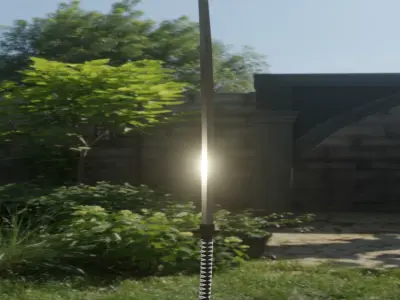 Simple katana Free 3D model