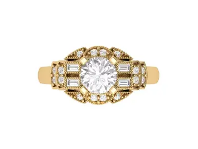Wedding Ring  3D print model 429