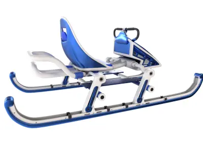 Sled vehicle 3D model