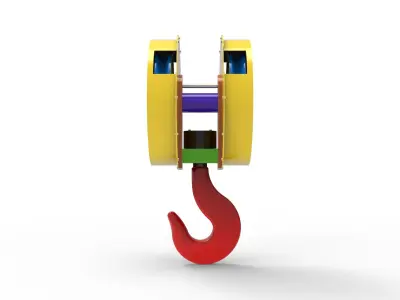 Crane hook 3D model purchase