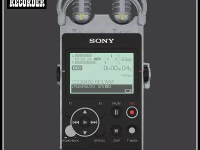 PCM Recorder 3D model
