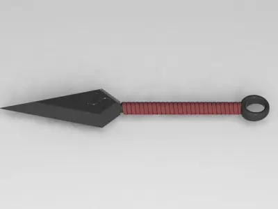 Ninja Kunai Free 3D model