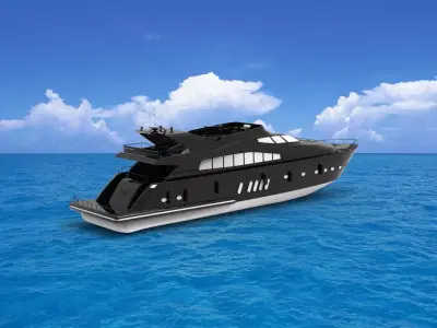 Yacht 3D print model purchase
