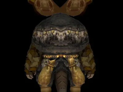 fantasy monster Creature a1 Low-poly 3D model