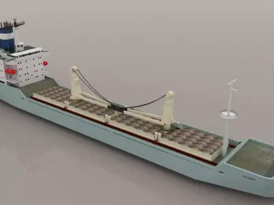 MV Clary 3D model