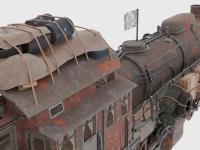 Aurora Low-poly 3D model buy