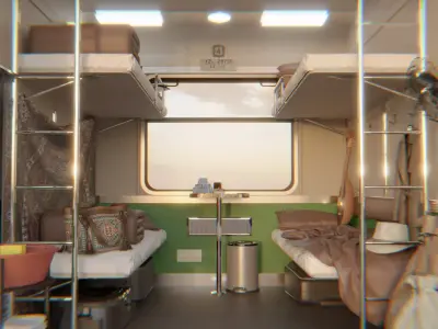 Train Carriage 3D model