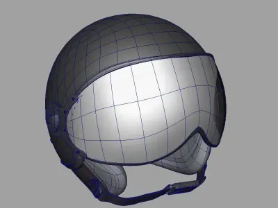 Bike Helmet 3D model buy