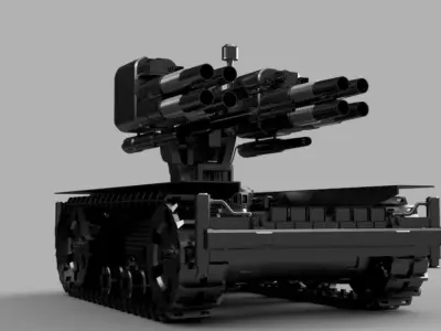 Drone 2 - war machine 3D model
