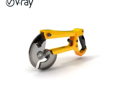 HeavyDuty Bolt Cutter D Model Pack Low-poly 3D model
