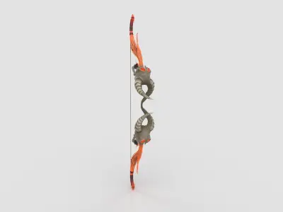 stylised bow 3D model