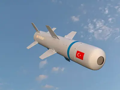 MAM-L turkish air defense missile 3D model