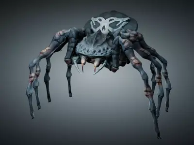 Giant Spider Low-poly 3D model buy