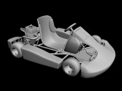 kart go Free 3D model