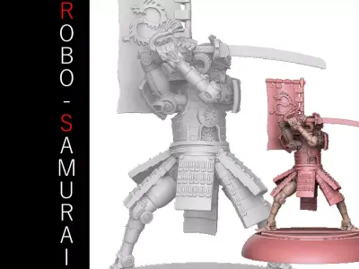 Robo Samurai Mk 10 3D print model