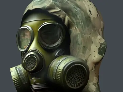 Helmet 3d model military combat Military Low-poly  Low-poly 3D model purchase