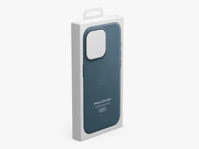 Apple iPhone 15 Pro Max FineWoven Case Packaging 3D model