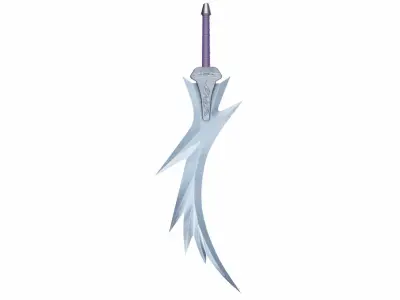 Sword 20 Low-poly 3D model