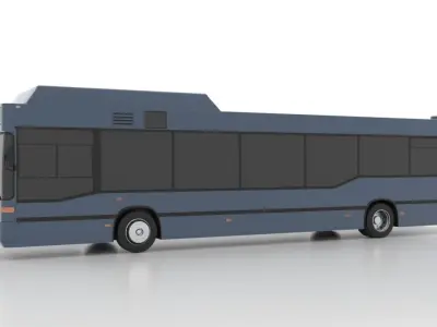 Mercedes-Benz O405N2 CNG Low Low-poly 3D model