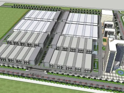 vacation spot-Resort-Fashion Leisure Hotel-0188 3D model