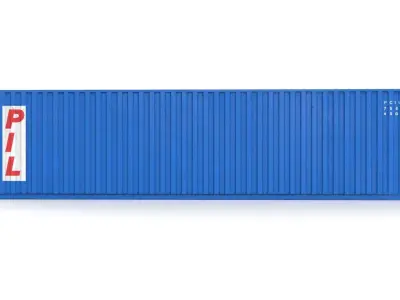 40 feet High Cube  PIL  shipping container 3D model