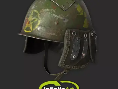 Military helmet Low-poly 3D model buy