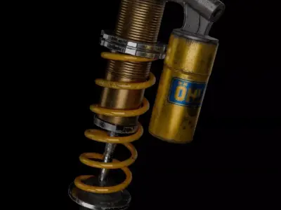 Ohlins Low-poly 3D model
