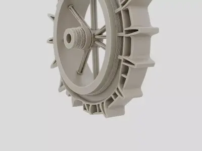 Industrial Factory Pipe Valve Wheel for 3D print 3D model