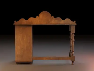 Old Desk 3D model