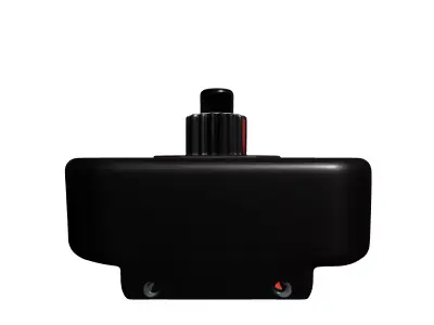 Modern Industrial Control Panel Joystick Low-poly 3D model