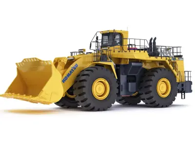 Mining loader Komatsu WA1200 3D model