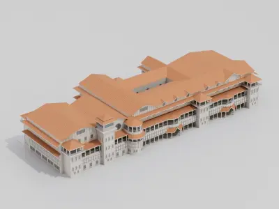 Old Yacht Club 3D model