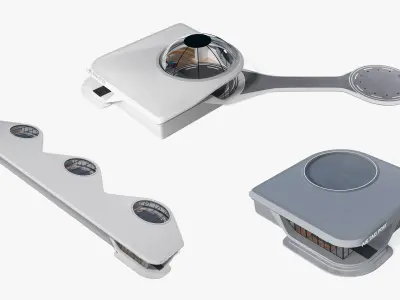 Air Taxi Ports Collection 3D model