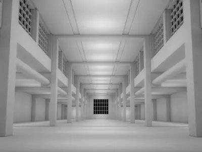 Warehouse 3D model 4