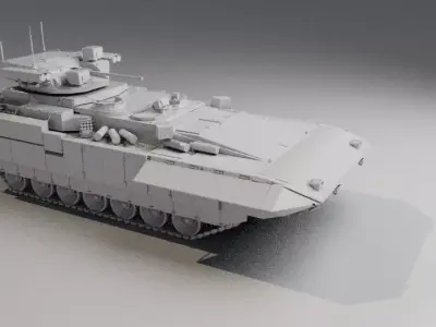 T-15 Armata Free 3D model