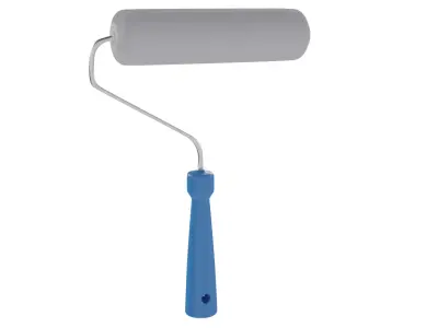 Paint Roller Low-poly 3D model