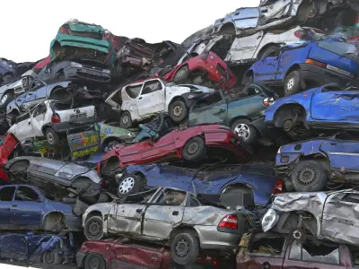  Vehicle Graveyard - Car Cemetery Pack 12 