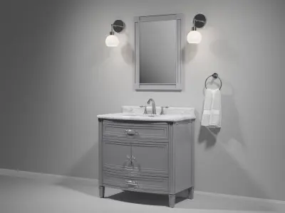 OVE Dacosti 36 Peeble Grey 3D model