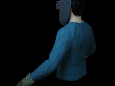 Welder Low-poly 3D model