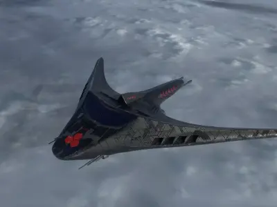 PBR - Spaceship Game Ready - Melving JJPEA Low-poly 3D model