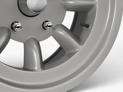 Mini Lite Wheel Low-poly 3D model