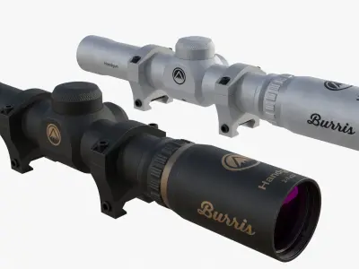 Burris hangun scope Low-poly 3D model
